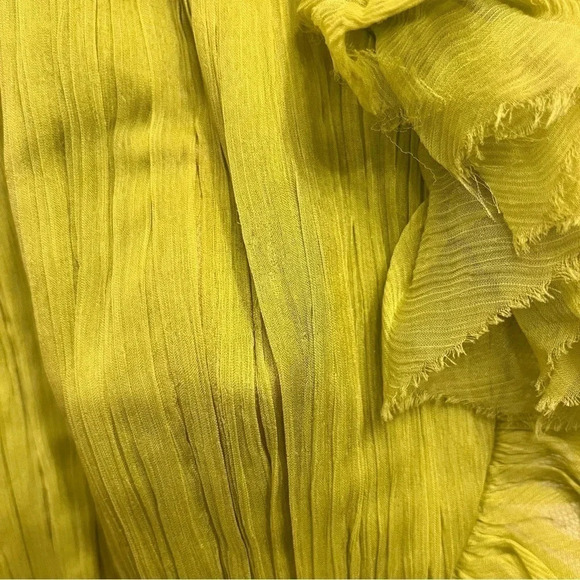 Maria Lucia Hohan Kania lime silk mini dress size FR 40 - Picture 4 of 12